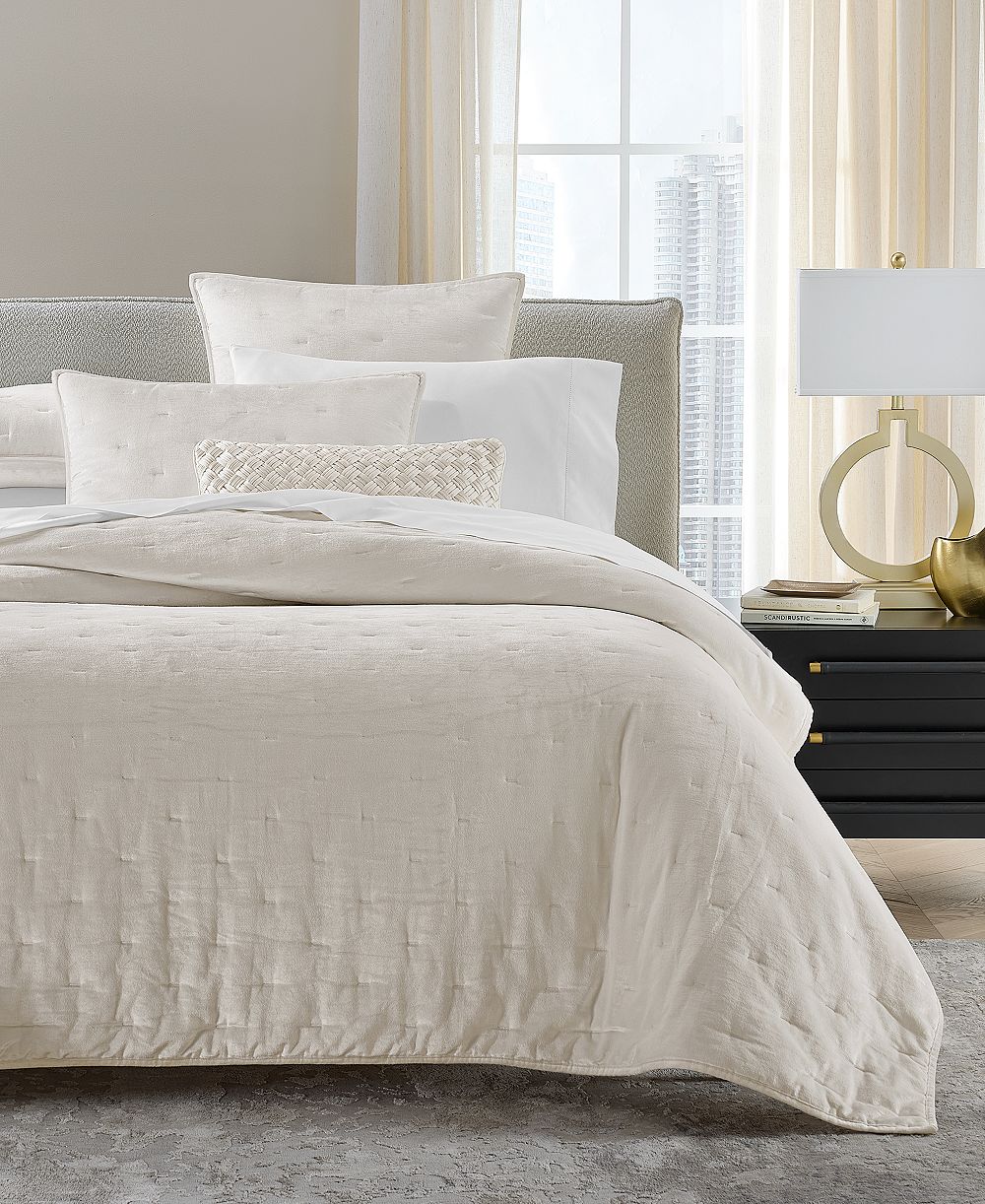 Комплект покрывал Hotel Collection Velvet Plush 3 шт, Full/Queen