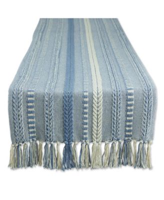 Design Imports текстурированная дорожка на стол в полоску, 15" x 108"