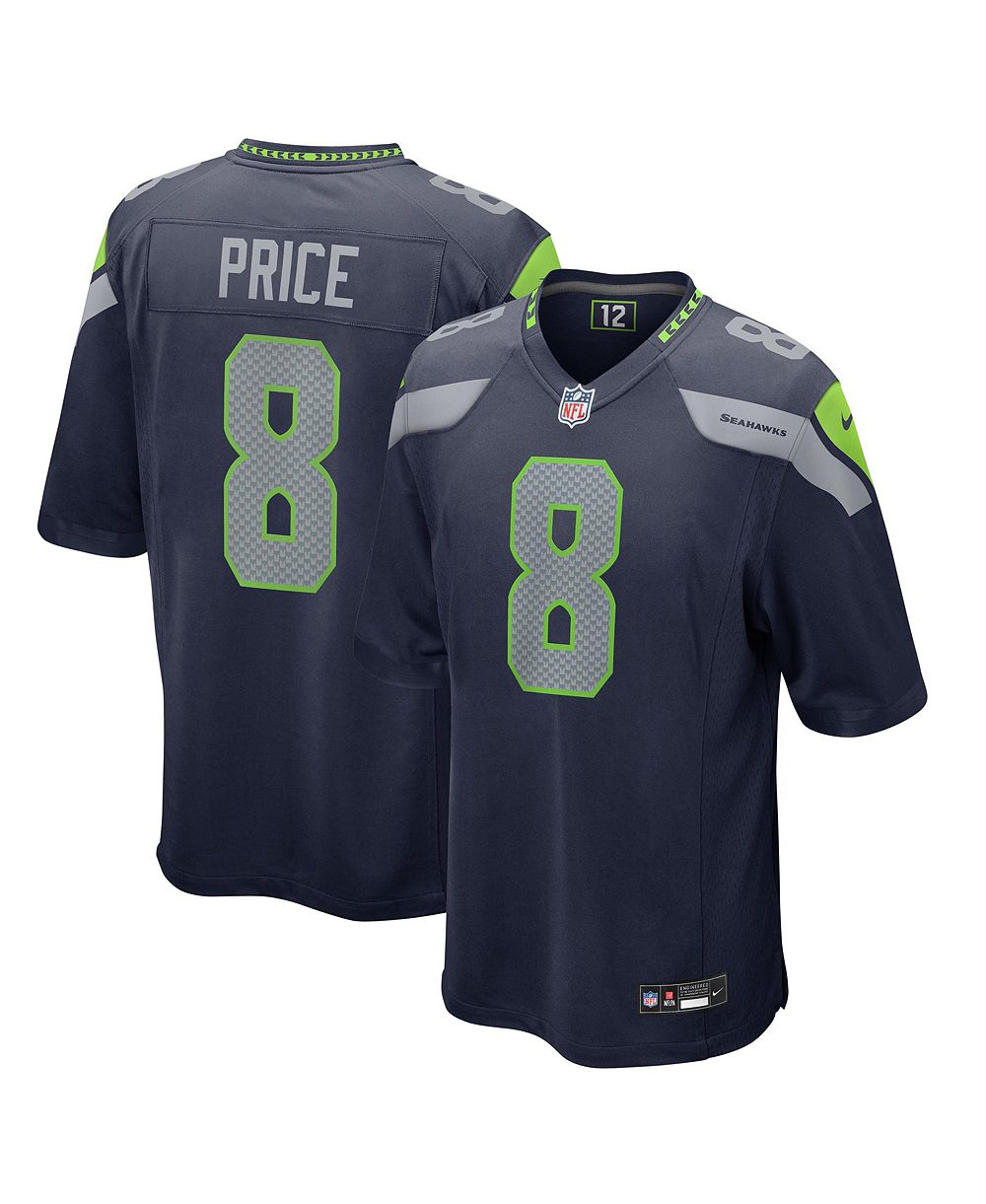 Nike Men's Jadarian Price College Navy Seattle Seahawks 2026 NFL Draft First Round Pick No. 32 Team Game Jersey