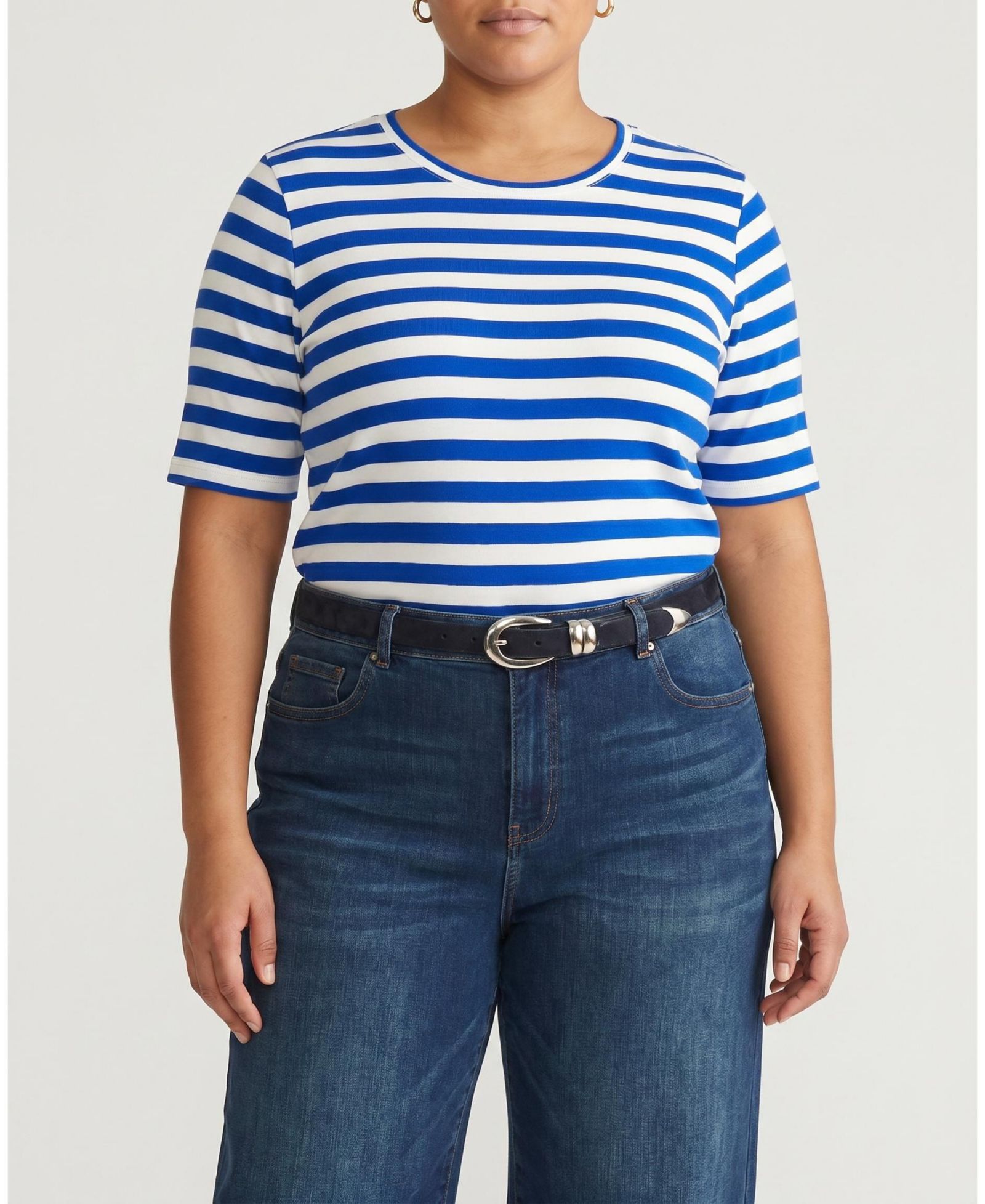 Universal Standard Plus Size Maia Stovepipe Sleeve Tee