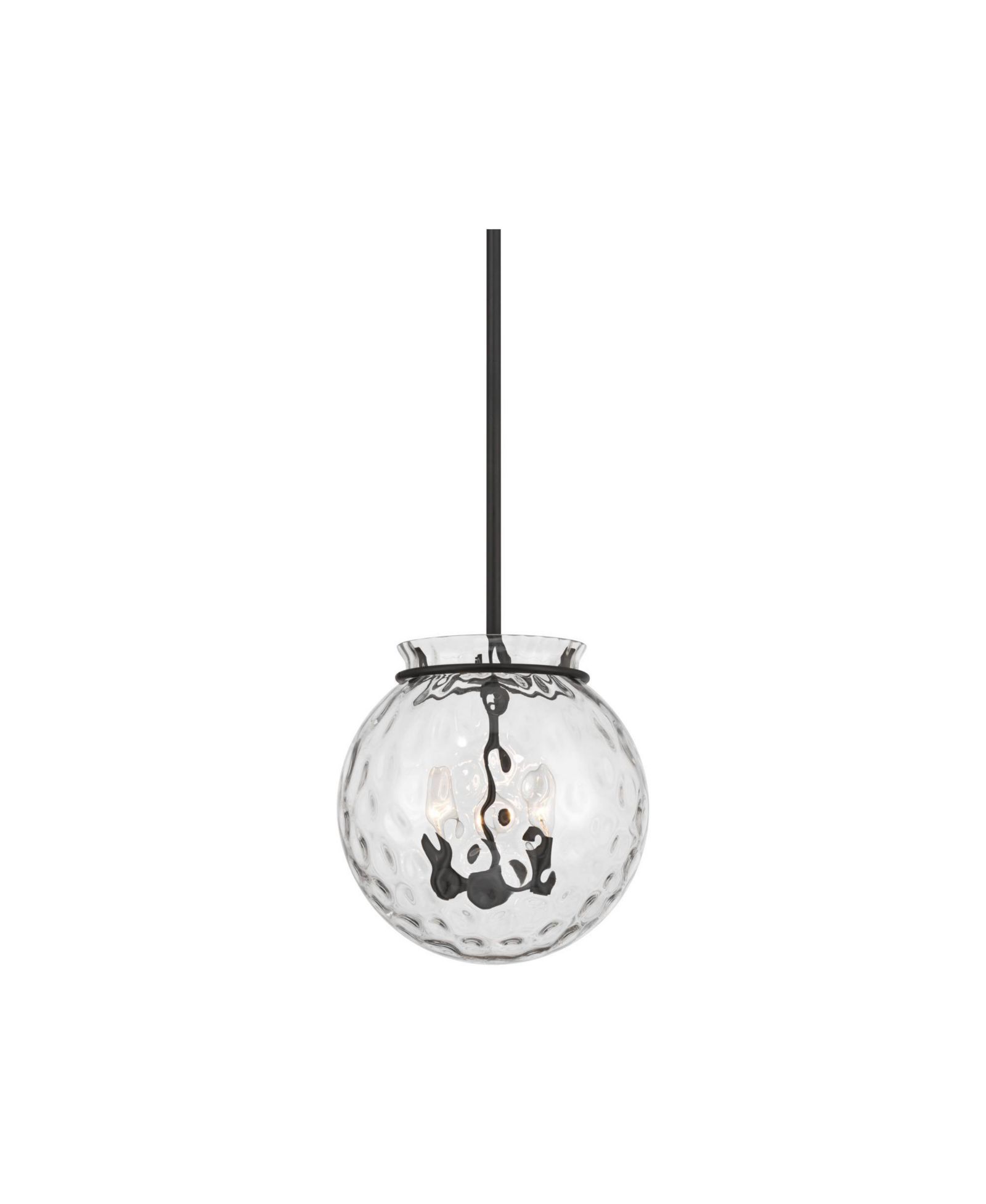 Possini Euro Design  Kodi 12inch  Wide Bronze Water Glass 3-Light Pendant Light