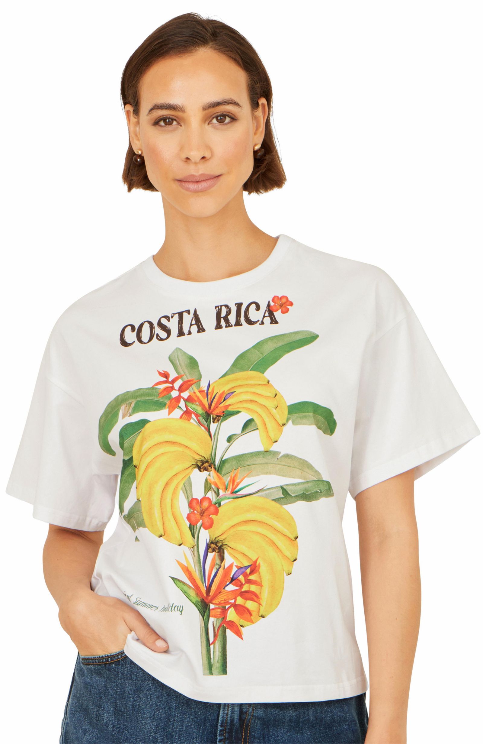 Женская хлопковая футболка Yumi Costa Rica