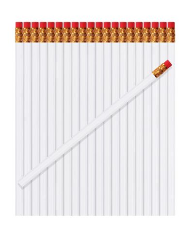 GNUADZ Hb Pencils with Eraser Unsharpened Wooden Hexagonal School Art Office Sketching Pack of 120