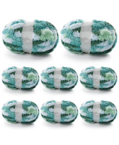 Шерстяная пряжа GNUADZ Chenille Chunky для вязания 61.6 Ounce