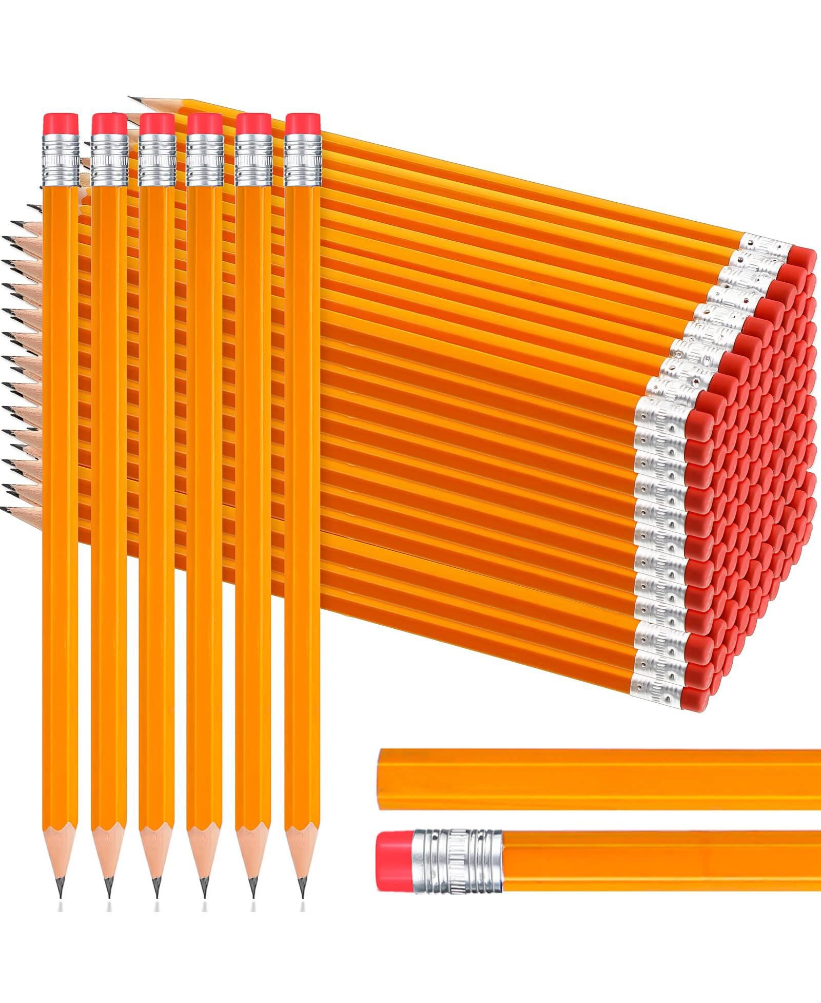 Ластики GNUADZ Pencils Bulk Erasers Unsharpened Wood HB School Supplies 400-count