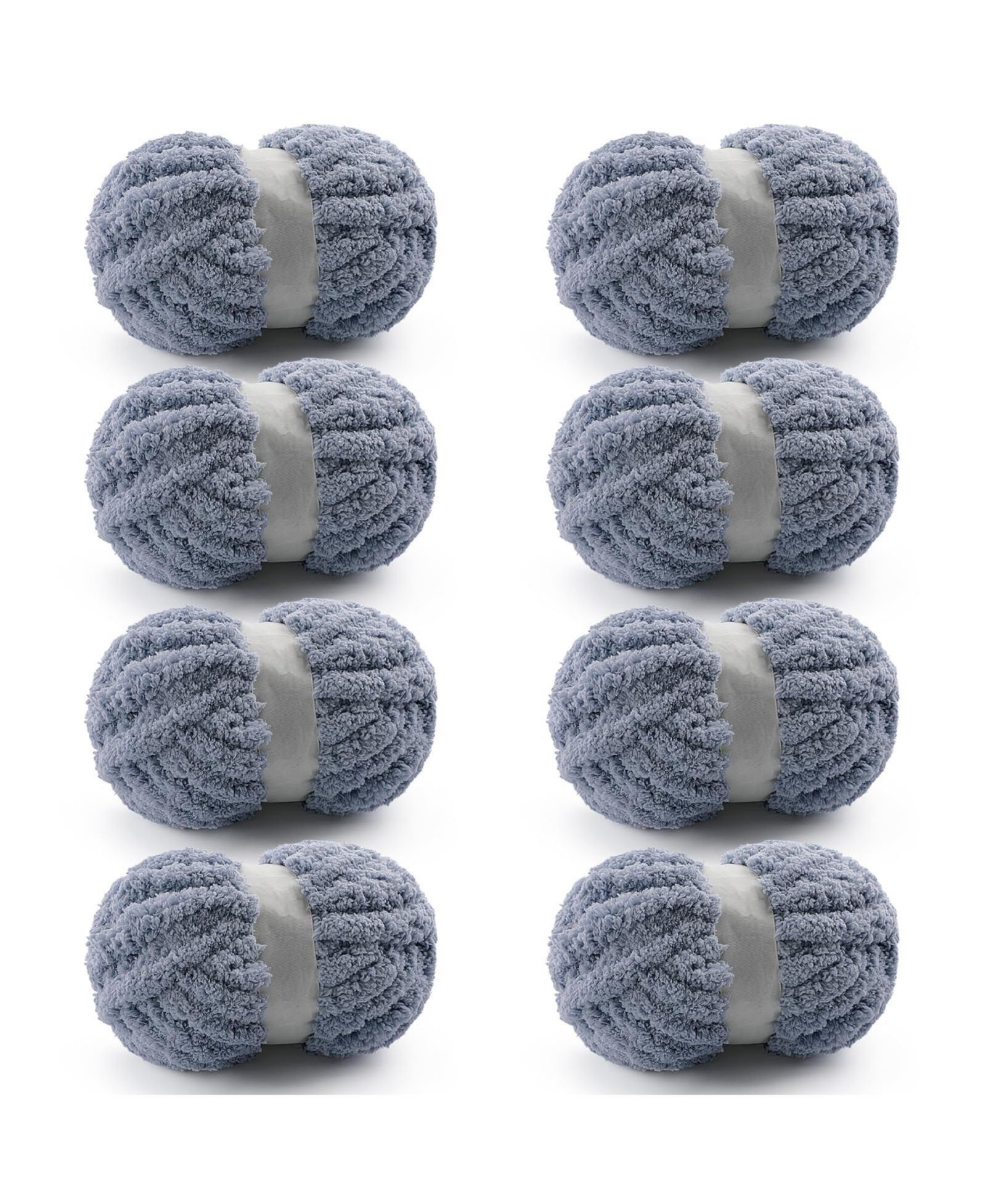 GNUADZ Chenille Chunky Yarn for Hand Knitting Crocheting 7.7 Ounce