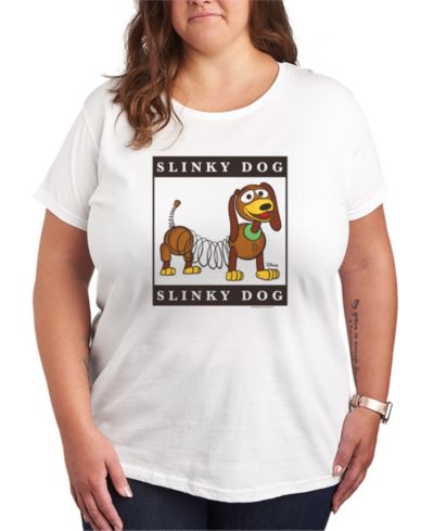Мужская футболка Hybrid Apparel Plus Size Toy Story 4 Type Block Slinky Short-Sleeve Graphic