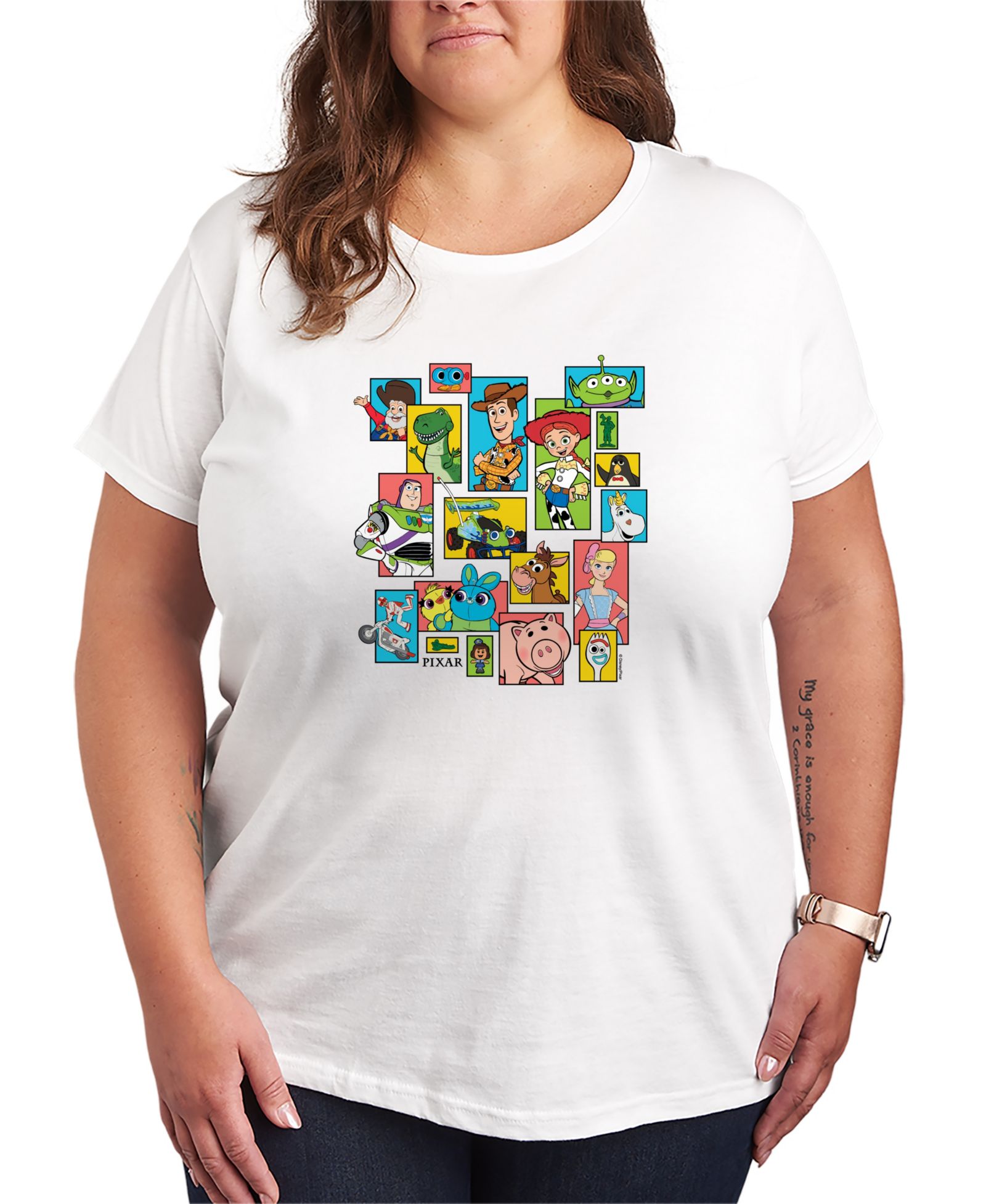Футболка Hybrid Apparel Plus Size Toy Story Grid с коротким рукавом