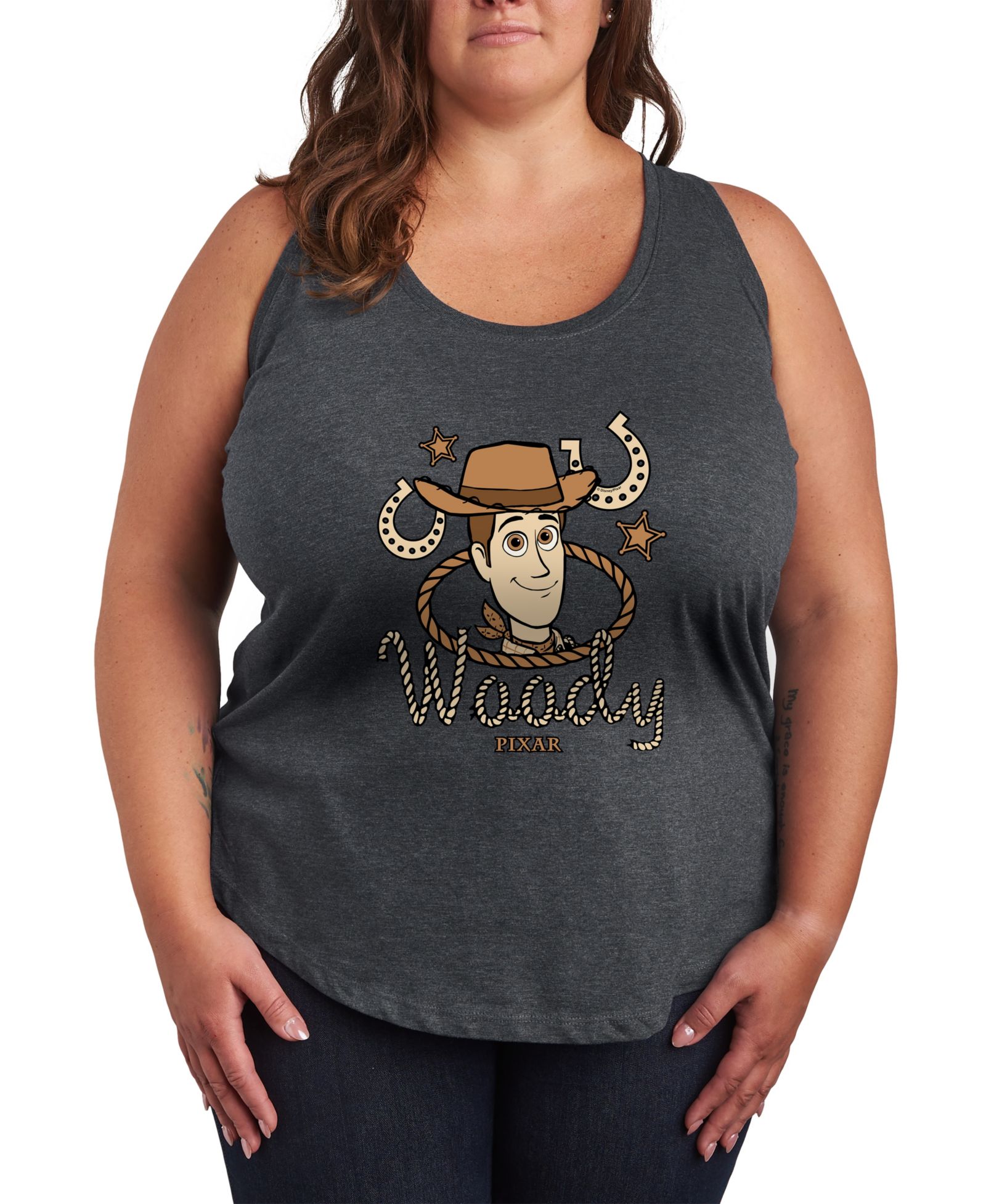 Женская майка Hybrid Apparel Plus Size Toy Story 5 Cowboy Woody Racerback