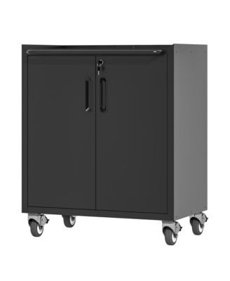 Металлический шкаф VIYET Heavy-Duty Rolling, запираемый, с 2 дверцами и регулируемыми полками