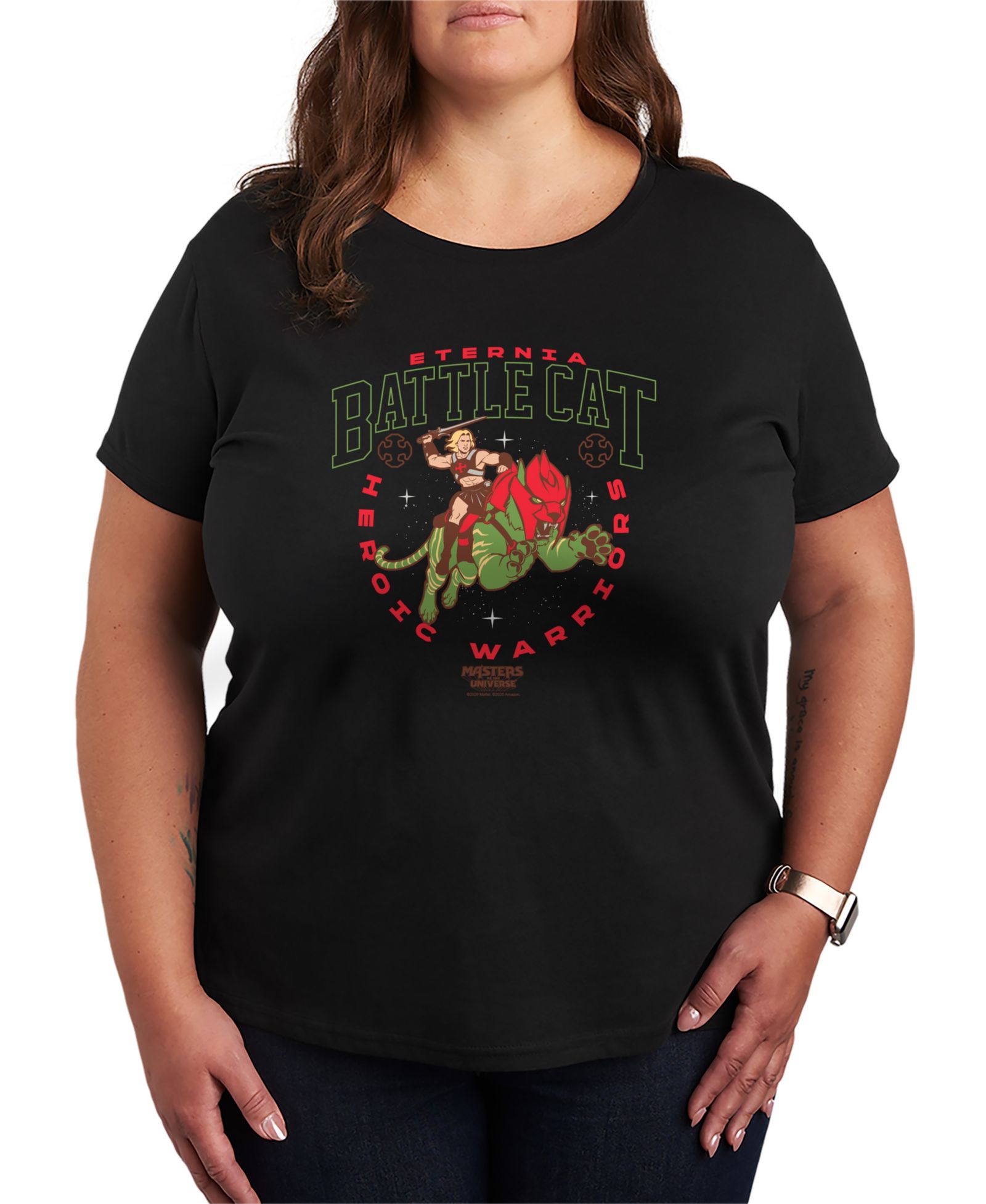 Мужская футболка Plus Size Hybrid Apparel Masters of the Universe Eternia Battle Cat