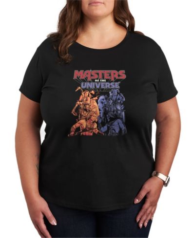 Мужская футболка Plus Size Hybrid Apparel Masters of the Universe Heroes and Villains с принтом и коротким рукавом