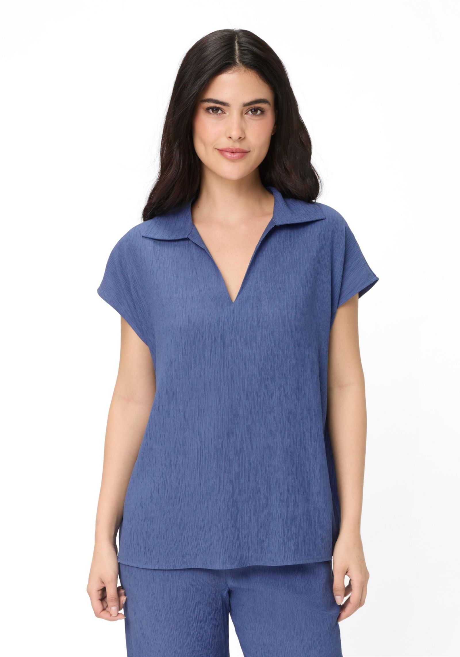 Olsen Women's Soft Crinkle Blouse