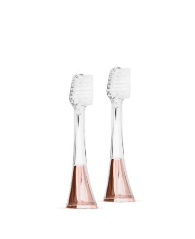 Supersmile Zina45 Sonic Pulse Toothbrush Chrome Replacement Heads 2 pack