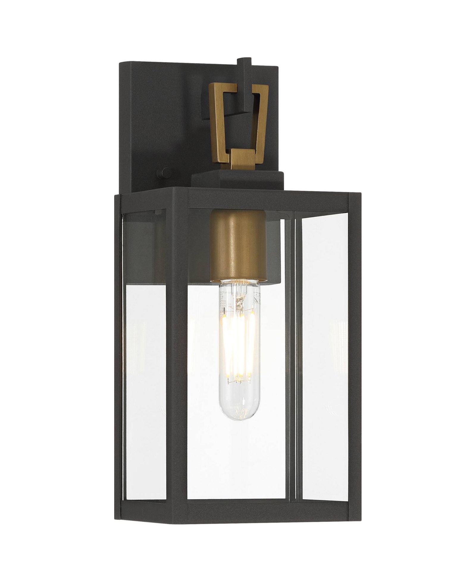 Possini Euro Design Possini Euro Trystin 13 inches  Highand Brass Outdoor Wall Light