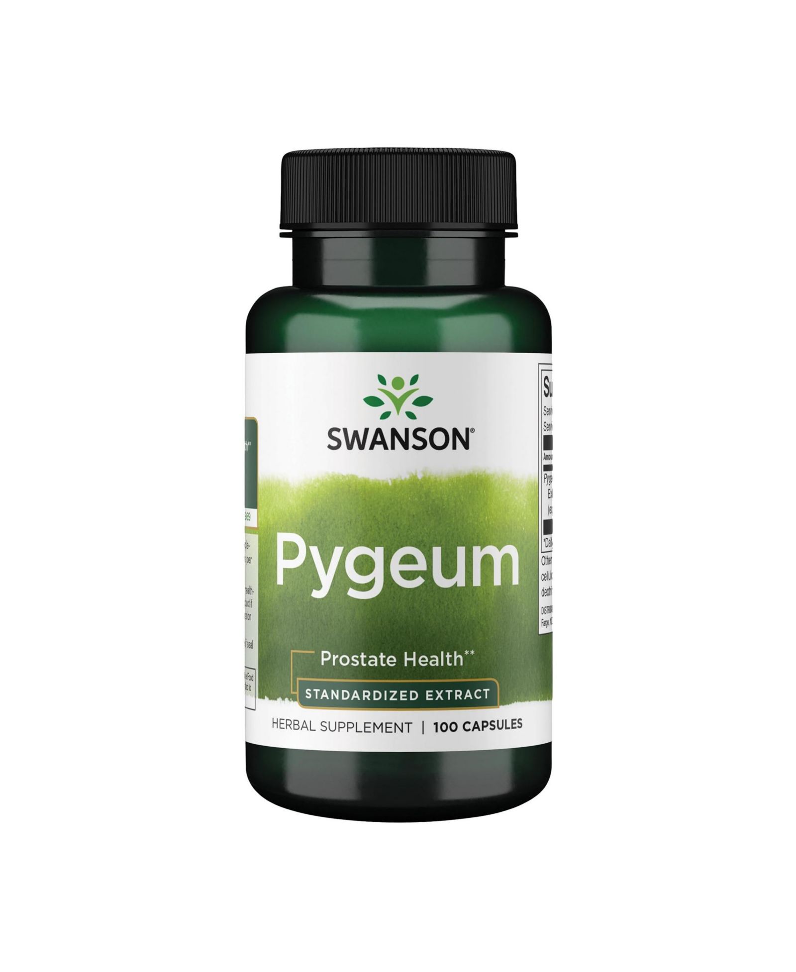 Swanson Pygeum Herbal Supplement for Male Prostate, Bladder and Urinary Health, Men’s Health Support 100 Capsules