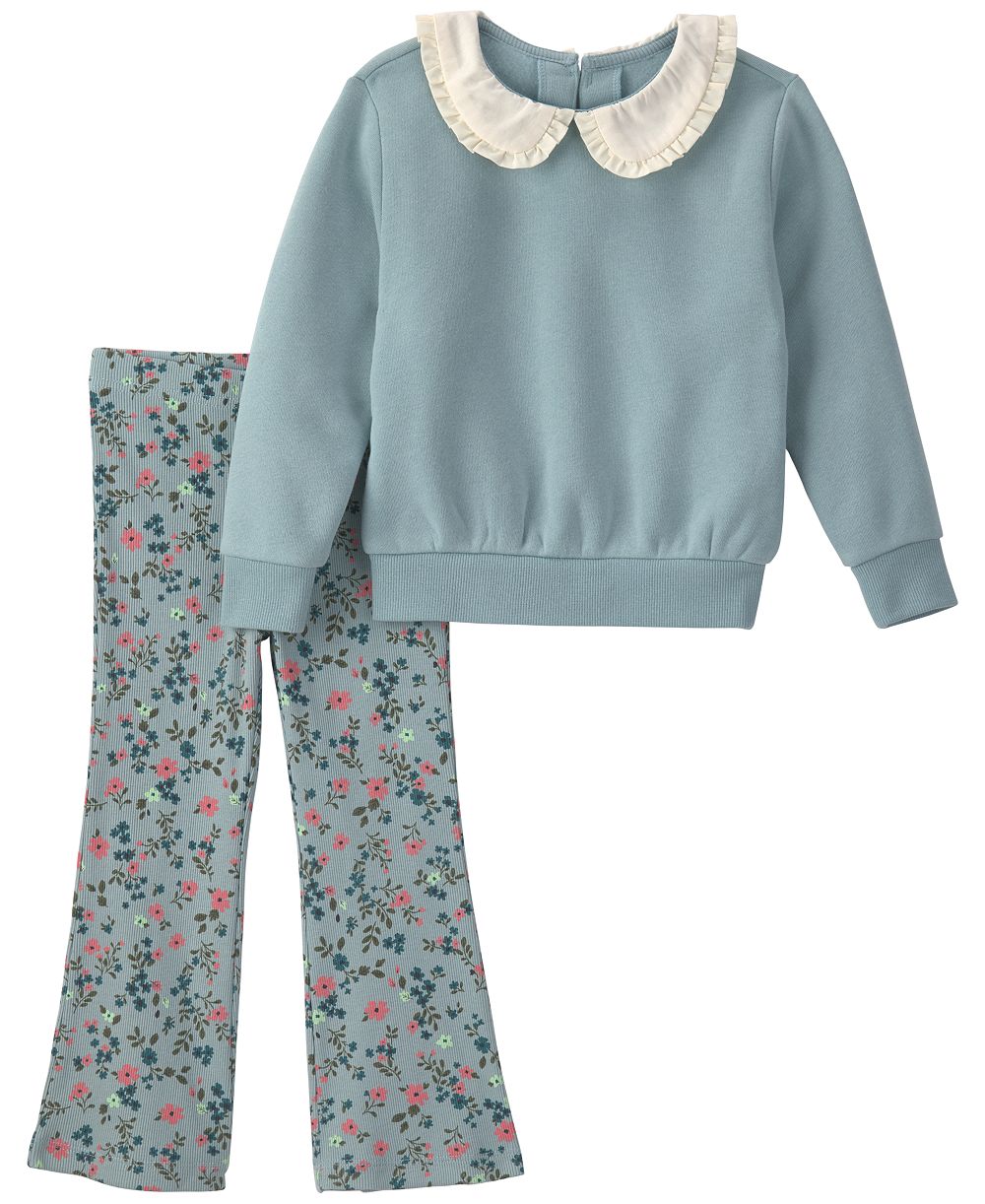 Carter's Детский Floral Fleece Long-Sleeve Top and Pants, 2-Piece Set