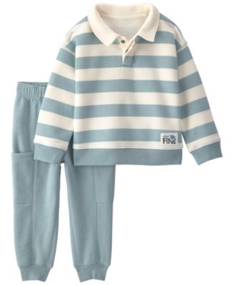 Комплект Carter's для новорожденных: джемпер Henley и брюки, 2 предмета