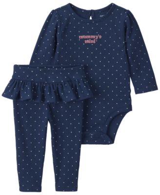 Комплект Carter's Baby Girls' Mommy's Mini: боди с длинным рукавом и юбка из тюля 2 шт