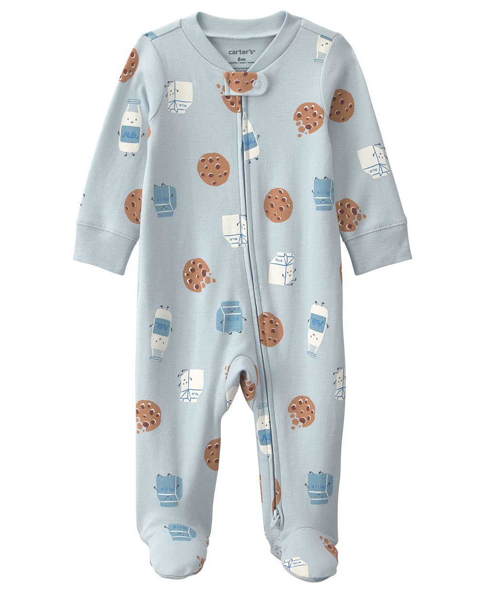 Детский хлопковый комбинезон Carter's 2-Way Zip Sleep & Play