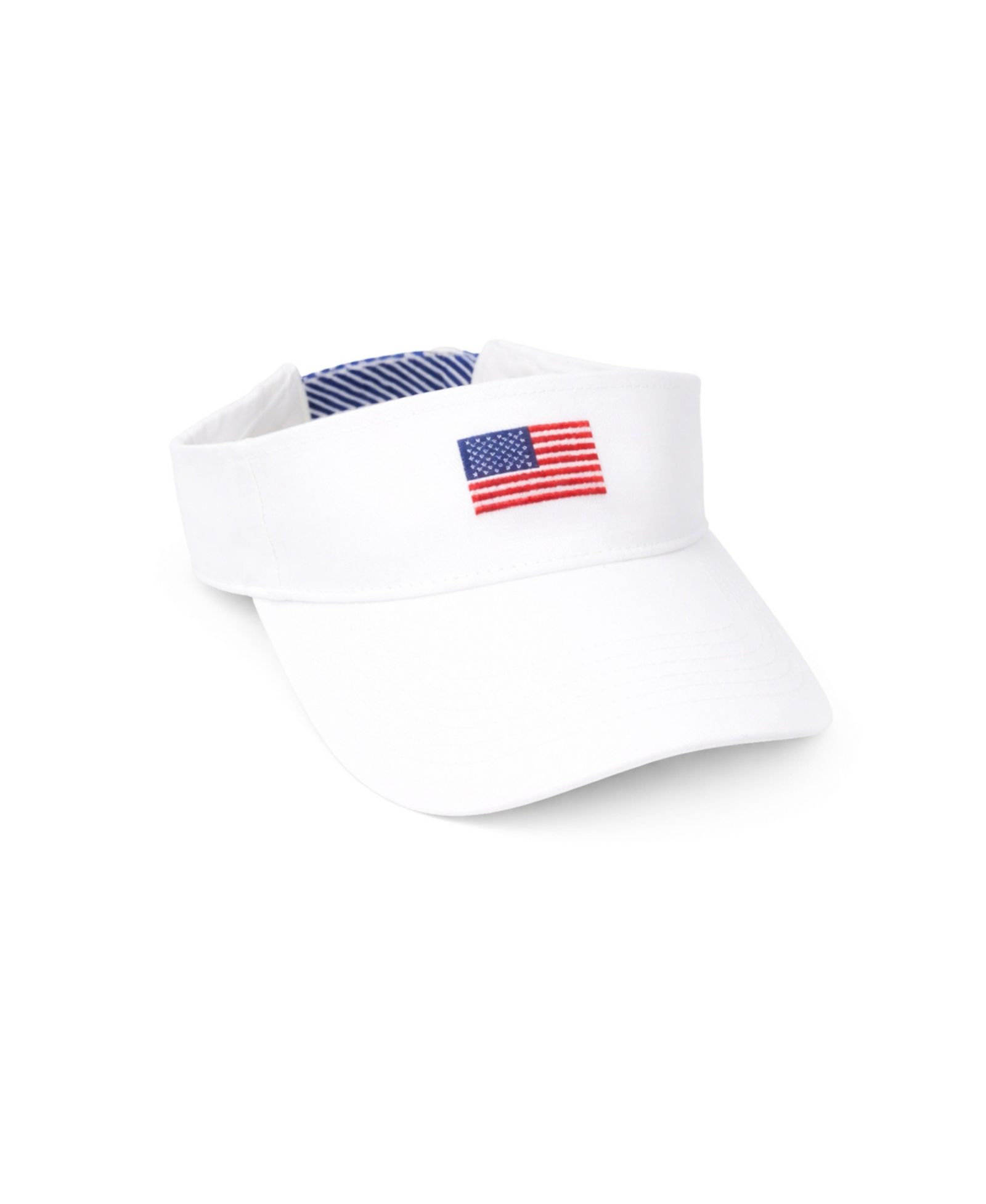 Bits and Bows Little/Big Unisex American Flag Visor