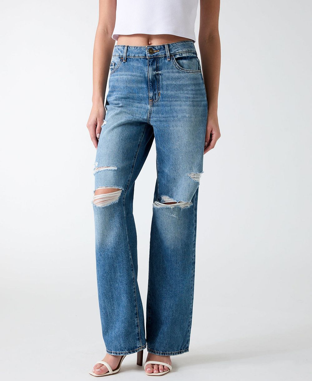 Джинсы GUESS Women's High-Rise Straight-Leg