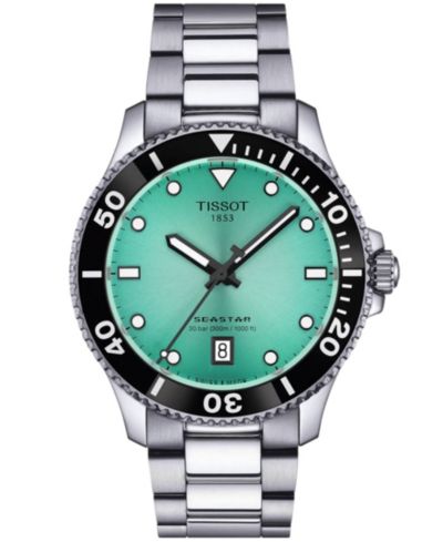 Tissot Мужские часы Seastar Gray Stainless Steel 40mm