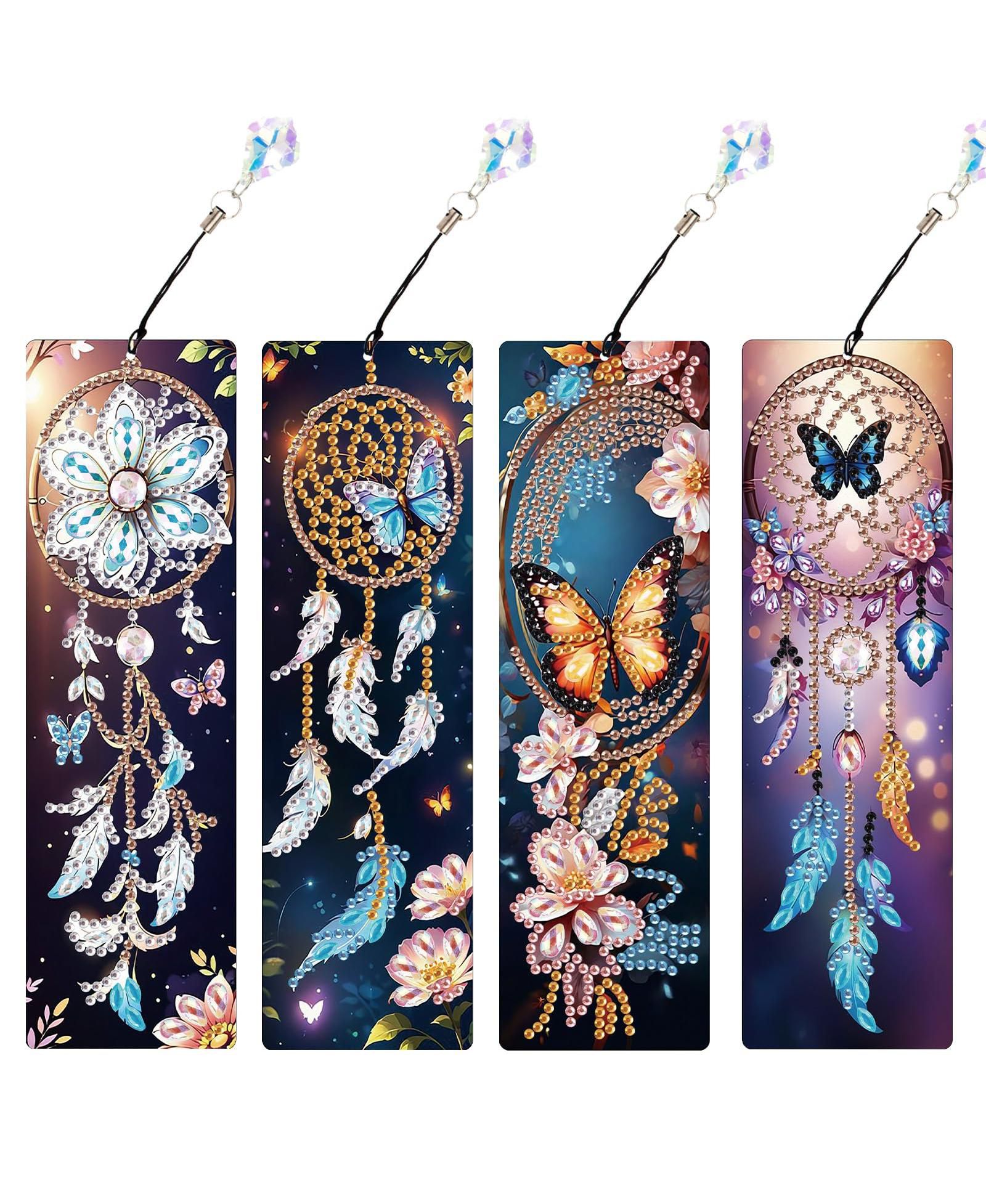 Набор для алмазной мозаики GNUADZ Bookmark Dreamcatcher Butterfly DIY