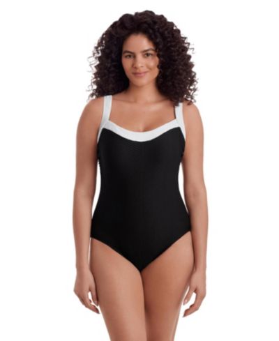 Женский слитный купальник Longitude Texture Luxe Sweetheart Inset Tank Long Torso One-Piece