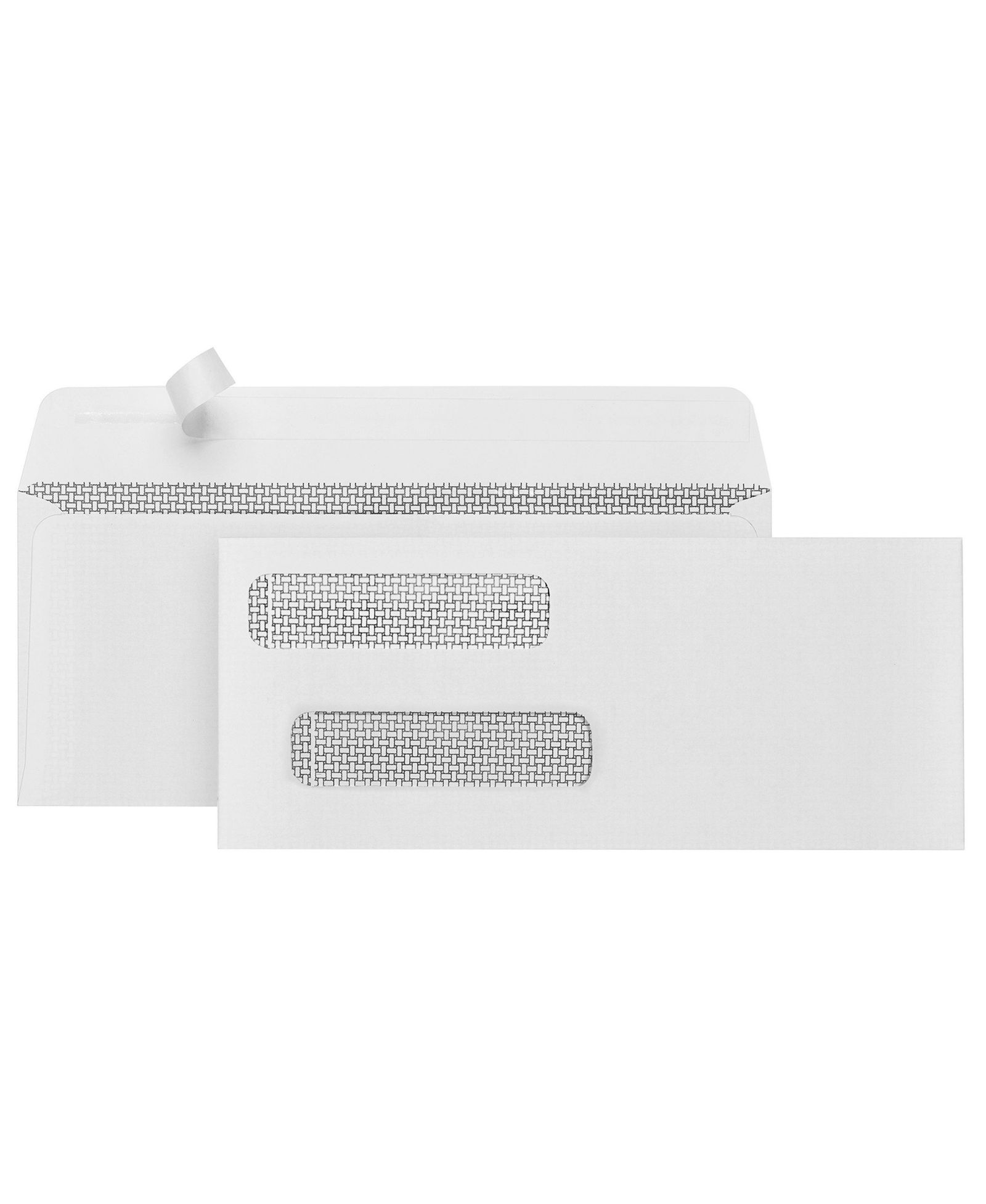 Конверты для документов GNUADZ Security Envelopes Self Seal Double Window Checks