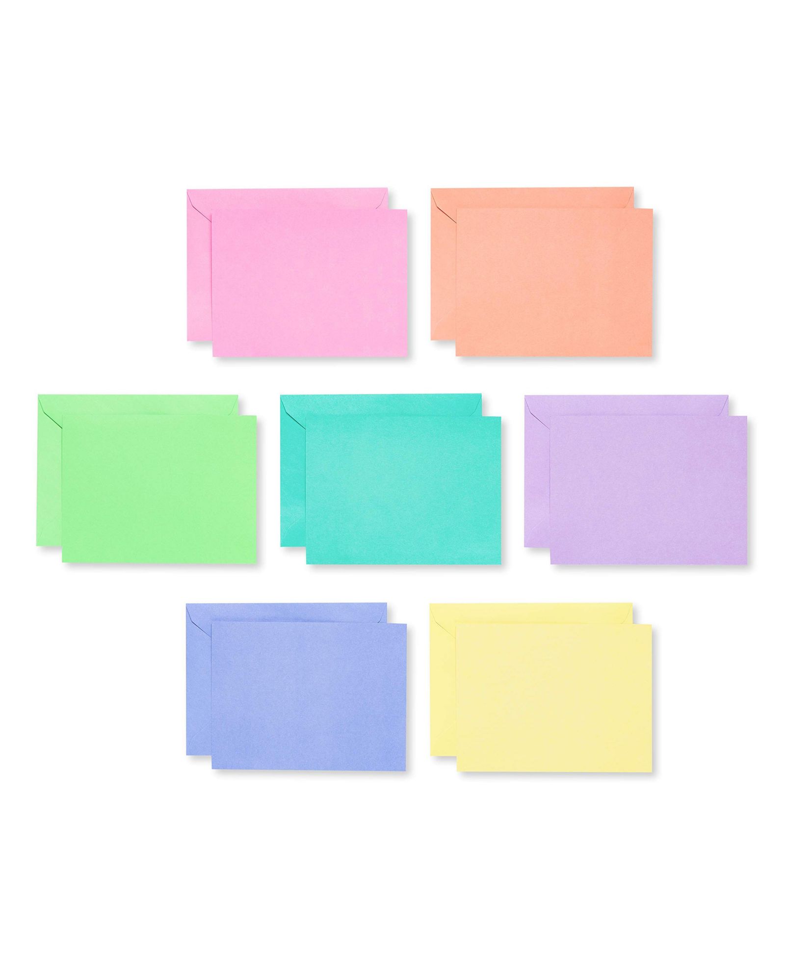 GNUADZ Blank Cards With Envelopes Pastel