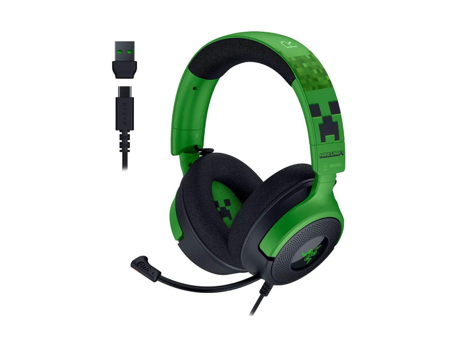 Razer Kraken V4 X Minecraft Edition Wired Gaming Headset