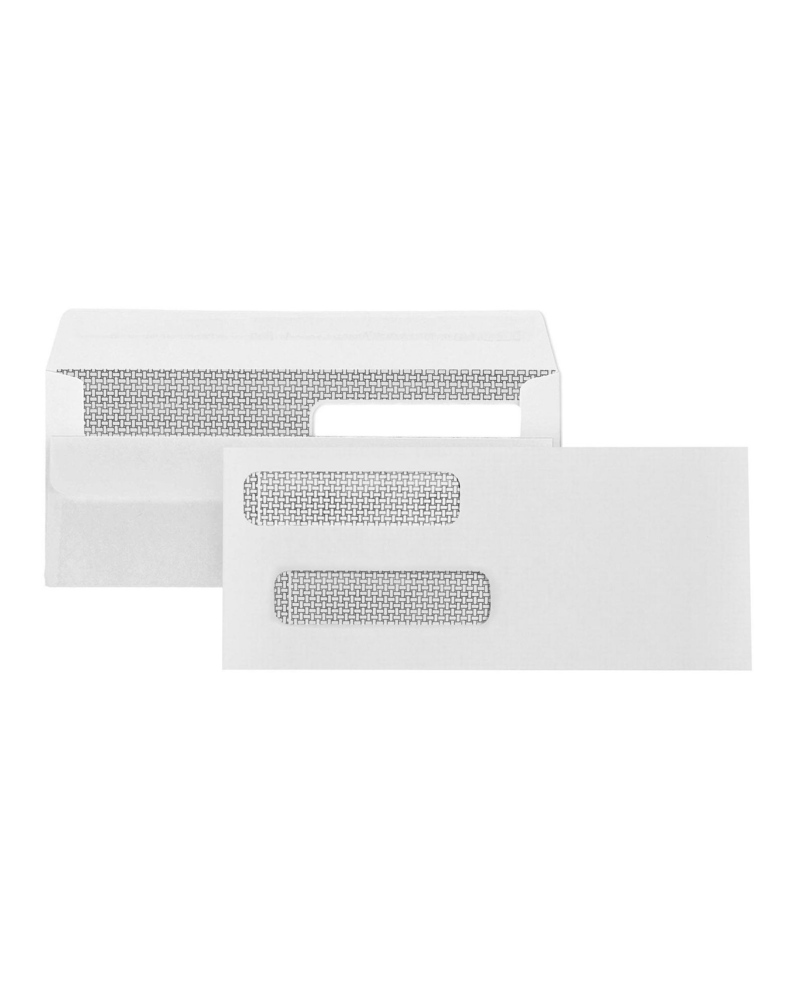 GNUADZ Flip Seal Double Window Security Check Envelopes