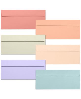 GNUADZ Business Envelopes 36-Pack Warm Pastel