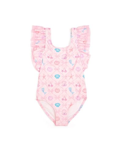 Sweet Wink Baby Girls Mermaid Trellis Bathing Suit
