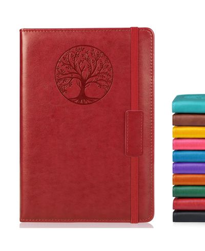 Wine red a5-sized blank pages