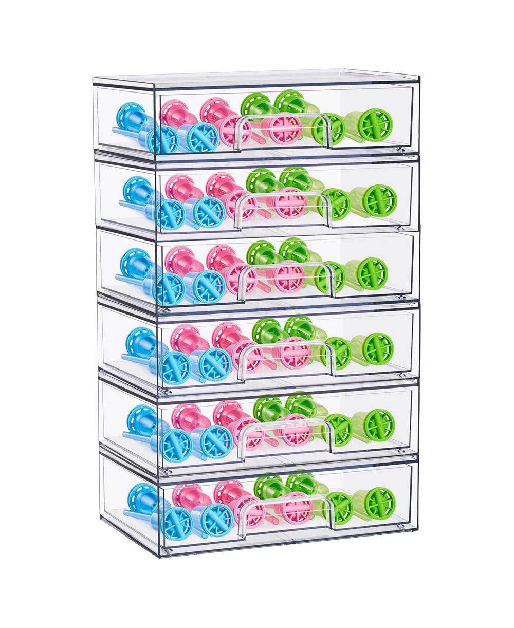 Органайзер для хранения Sorbus 6 Pack Clear Wide Stackable