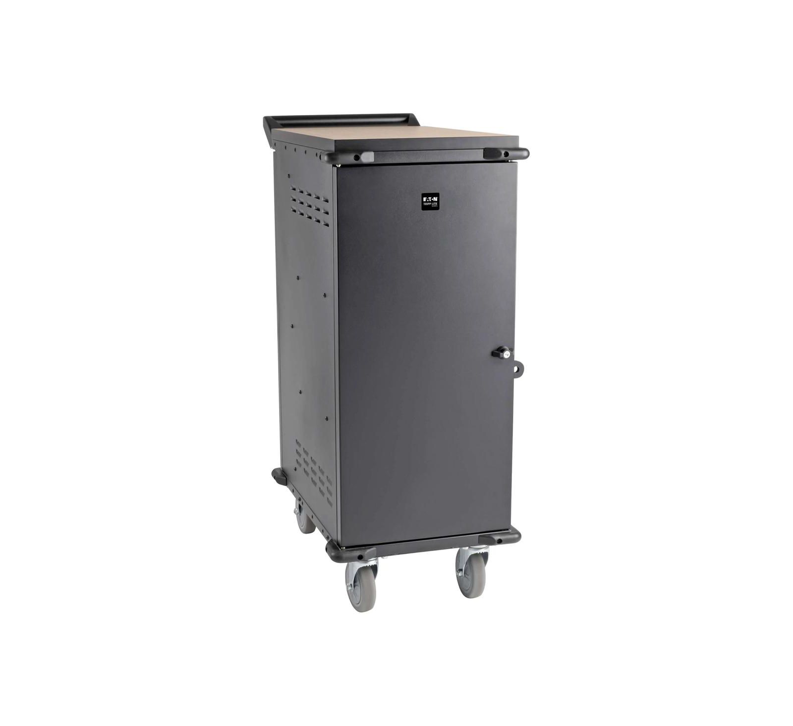 Tripp Lite Eaton 21-Slot AC Charging Cart for Laptops and Chromebooks
