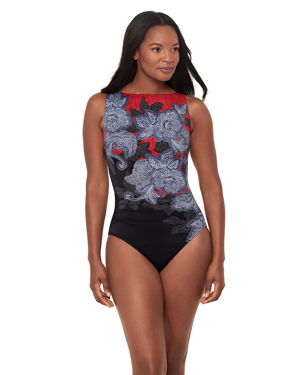 Женский слитный купальник Miraclesuit Steel Magnolias Regatta с мягкой чашкой