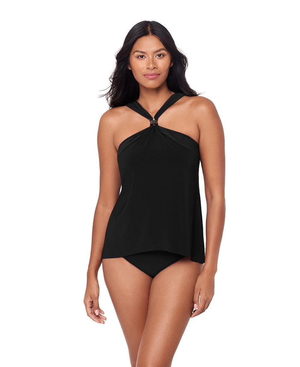 Magicsuit Women's Solid Faye Underwire Tankini Top