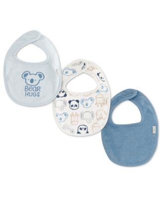 Huggies Baby Boys' Babywear Bibs, 3-Pack