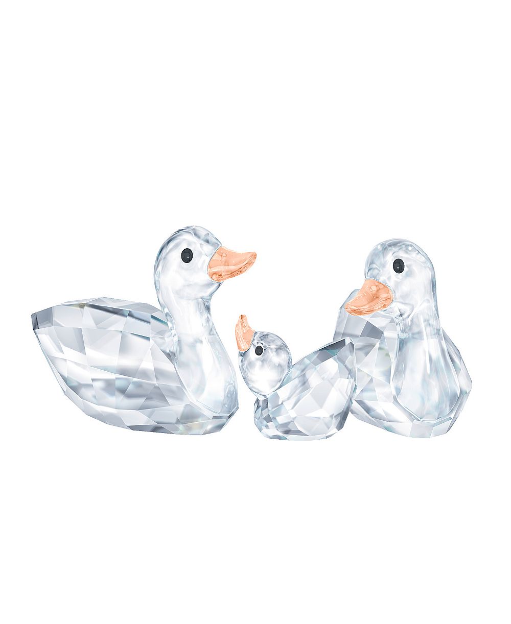 Фигурка кристаллов Swarovski «Мирные утки», набор из 3 штук
