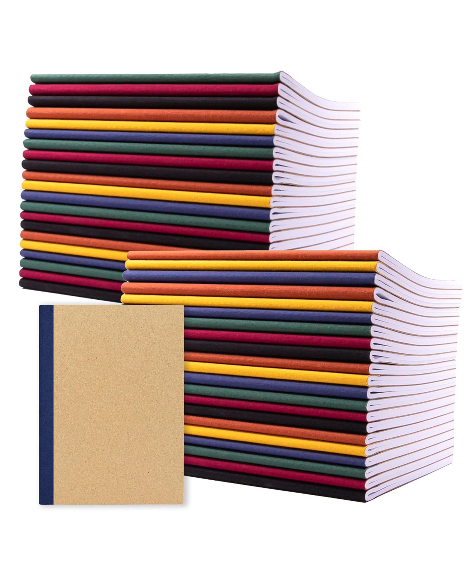GNUADZ Тетрадь-журнал Composition Notebook Journals Jewel Tone