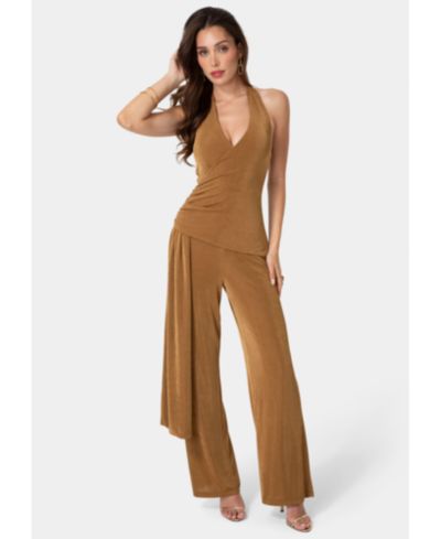 Женский комбинезон Bebe Slinky Drop Waist Halter