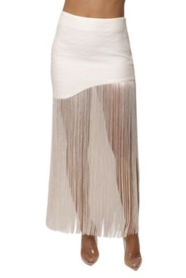 Женская юбка JLUXLABEL с бахромой