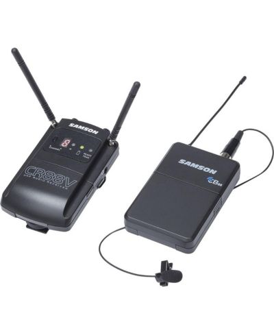 Samson Concert 88 Camera UHF Wireless Lavalier Mic System, D: 542-566 MHz
