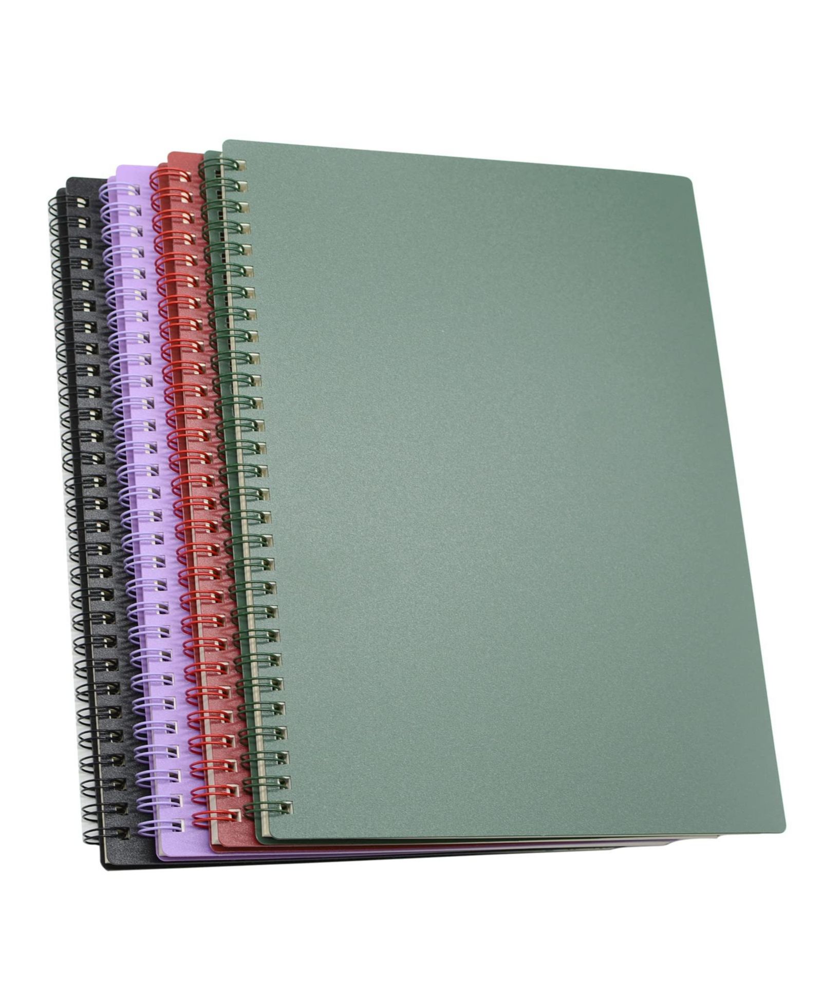 GNUADZ Spiral Notebook Plastic Hardcover College Ruled Journal