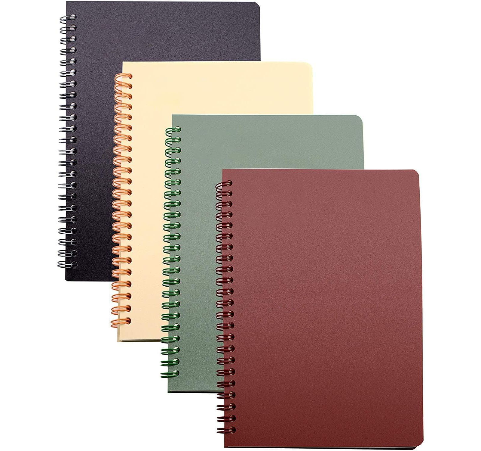 GNUADZ Spiral Notebook Hardcover Ruled Journal