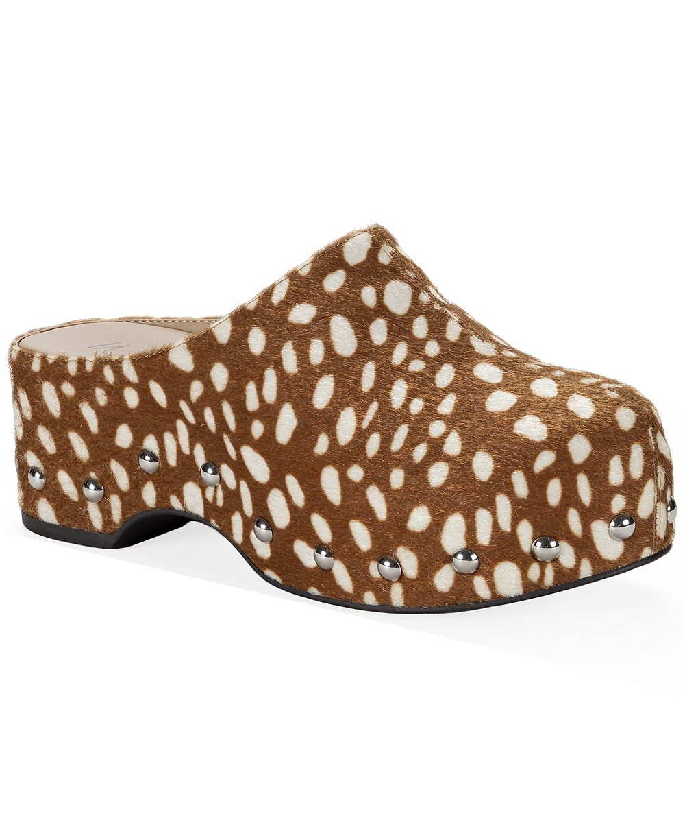 Wild Pair Women's Siimone Platform Block Heel Studded Mules, Macy's Exclusive