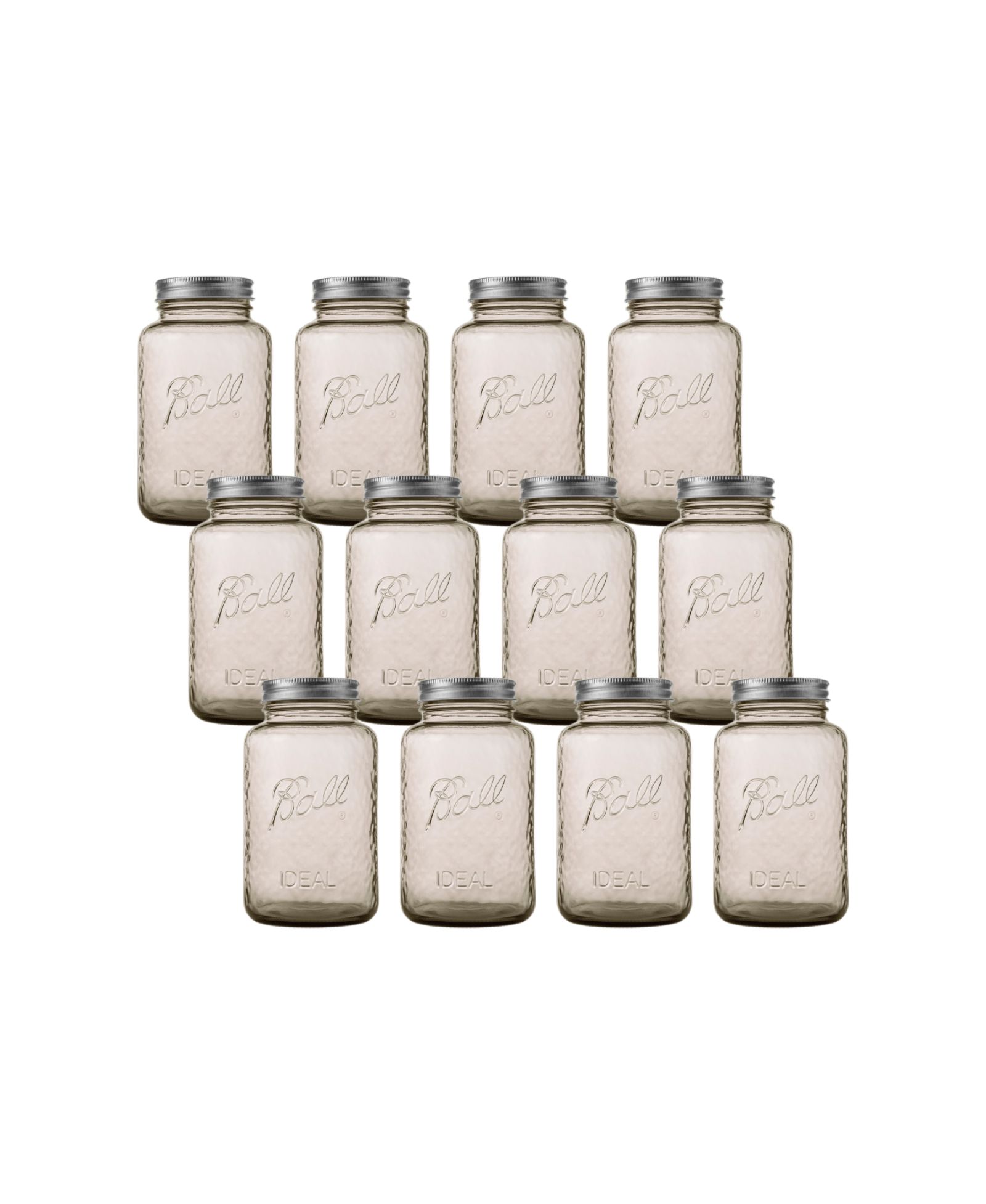 Ball Glass Mason Jars, Regular Mouth, Quart Size (32 oz), Pack of 12
